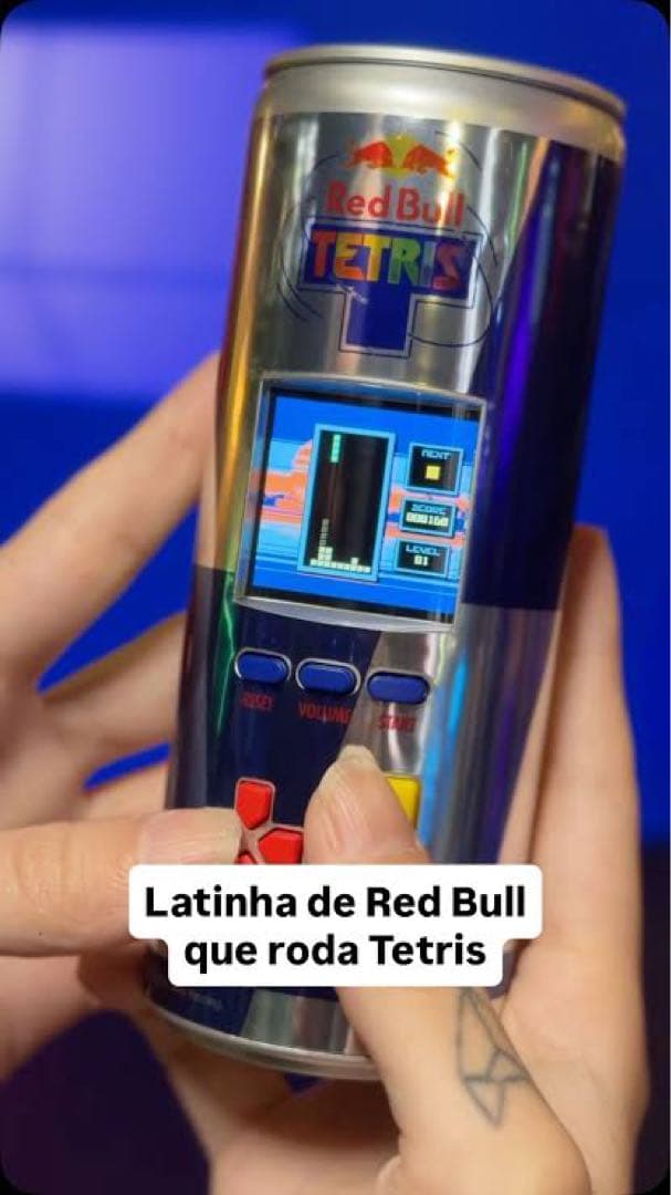【日本未発売】【未使用】レッドブル　テトリス　ゲーム