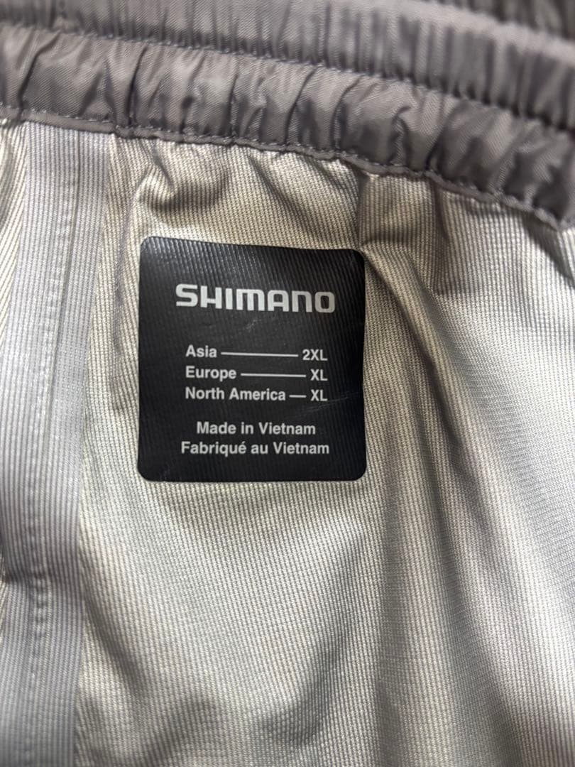 シマノ　3レイヤーレインスーツ RA-047X ブラックダックカモ　2XL