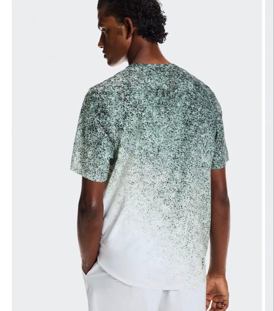 ウェア On Men's Court-T Fade Mineral | White