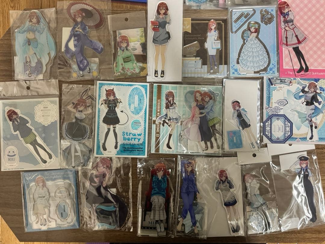 中野三玖アクリルスタンド未開封まとめ売り　（ハイチュウ懸賞）