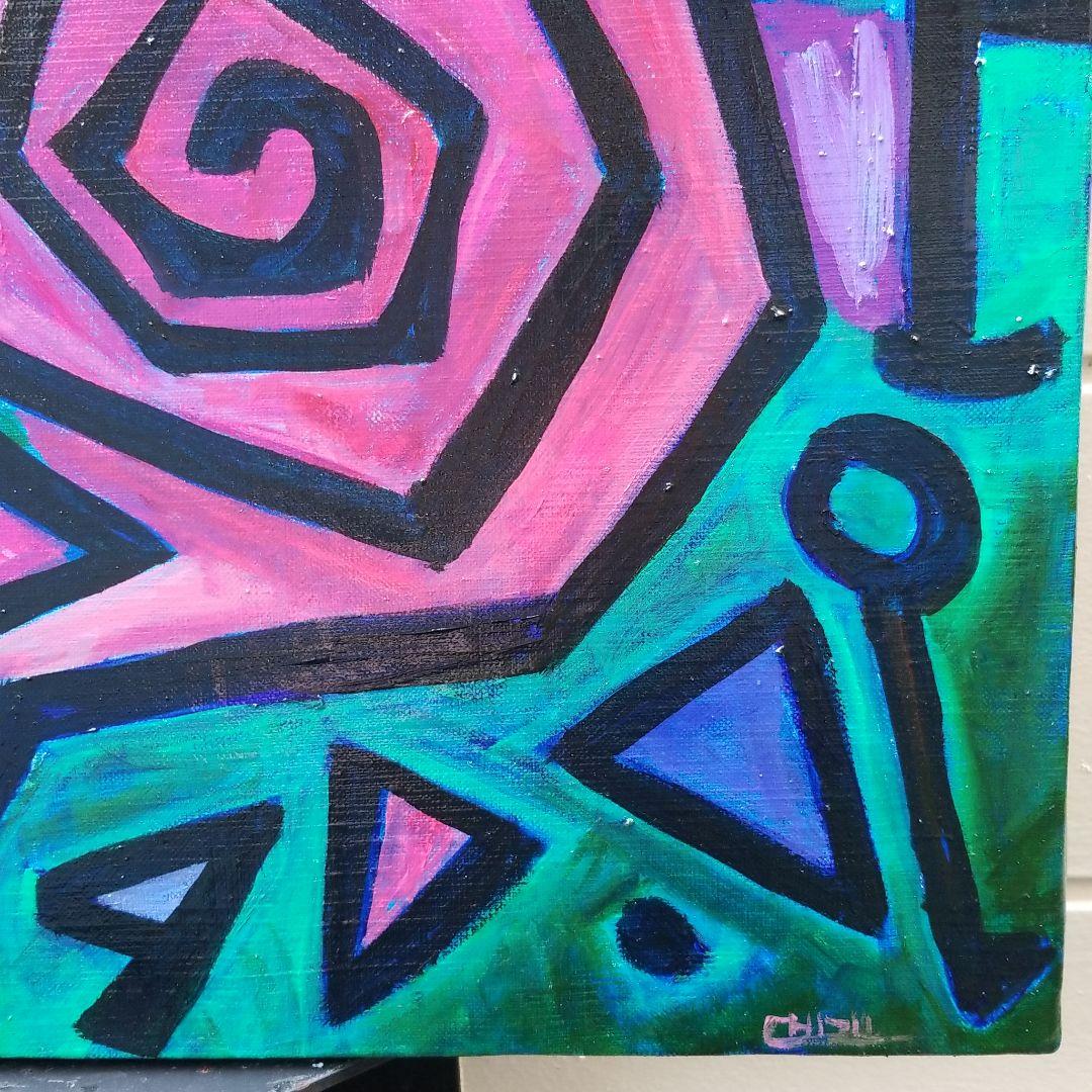 キャンバス油絵よっこHeroic  Roses英雄的なバラ大きめキャンバス