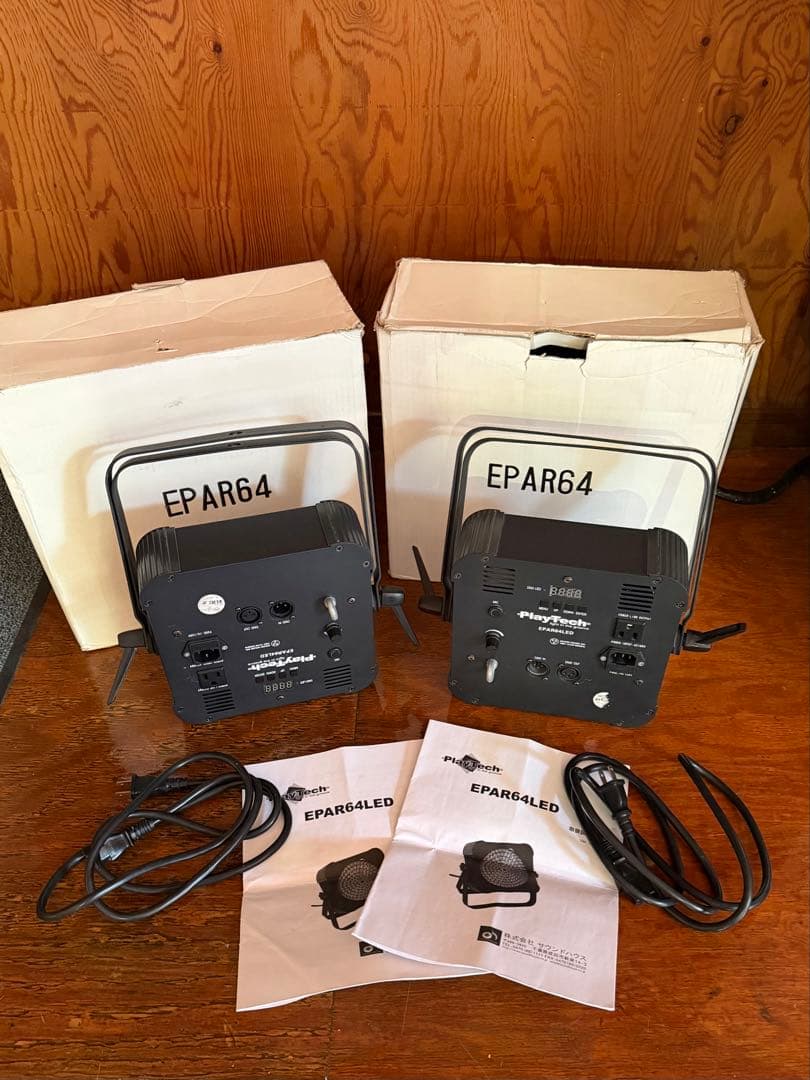PlayTech EPAR64LED LEDパーライト 2台セット
