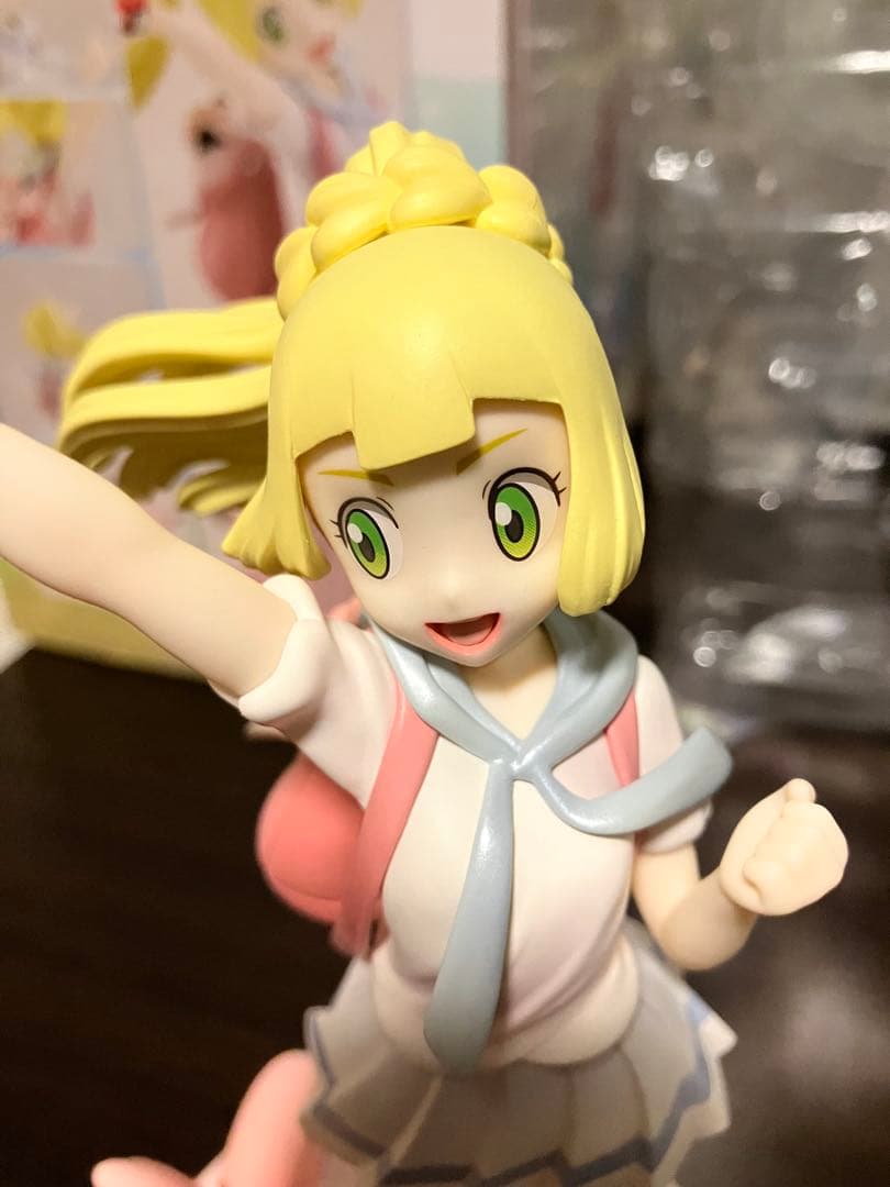 ポケモンセンターオリジナルフィギュア がんばリーリエ&ピッピ 中古