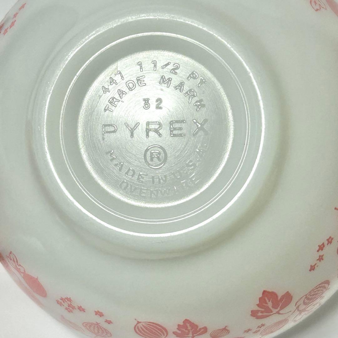 Vintage Pyrexグーズベリー シンデレラミキシングボウルセット 美品