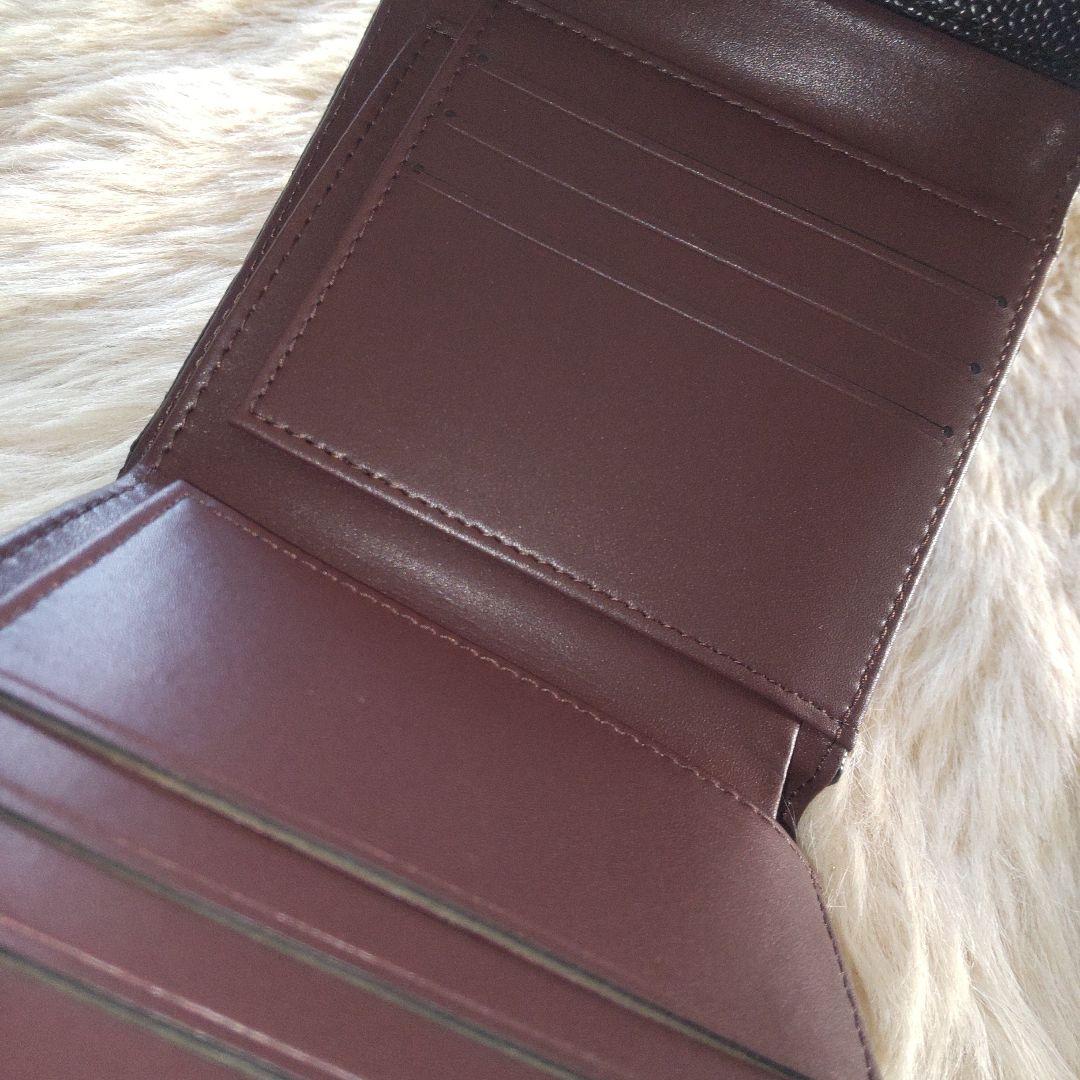 ＊未使用品＊ブラック キルティング/シルバー 折り財布 ケース