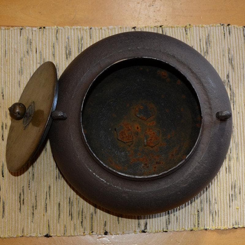 田口釜　慶長時代　名越家昌造　十代堀政五郎極　古物　送料込み