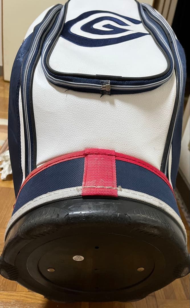 Cleveland キャディバッグ ホワイト ネイビー　クリーブランド