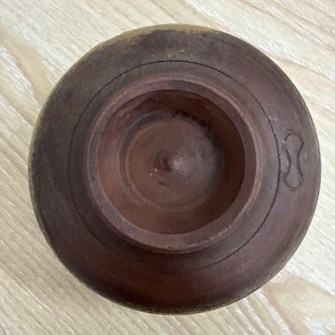 伊部焼　金重陶陽作　茶碗　分銅印　共布　潮香庵陶秀（山本陶秀）識箱