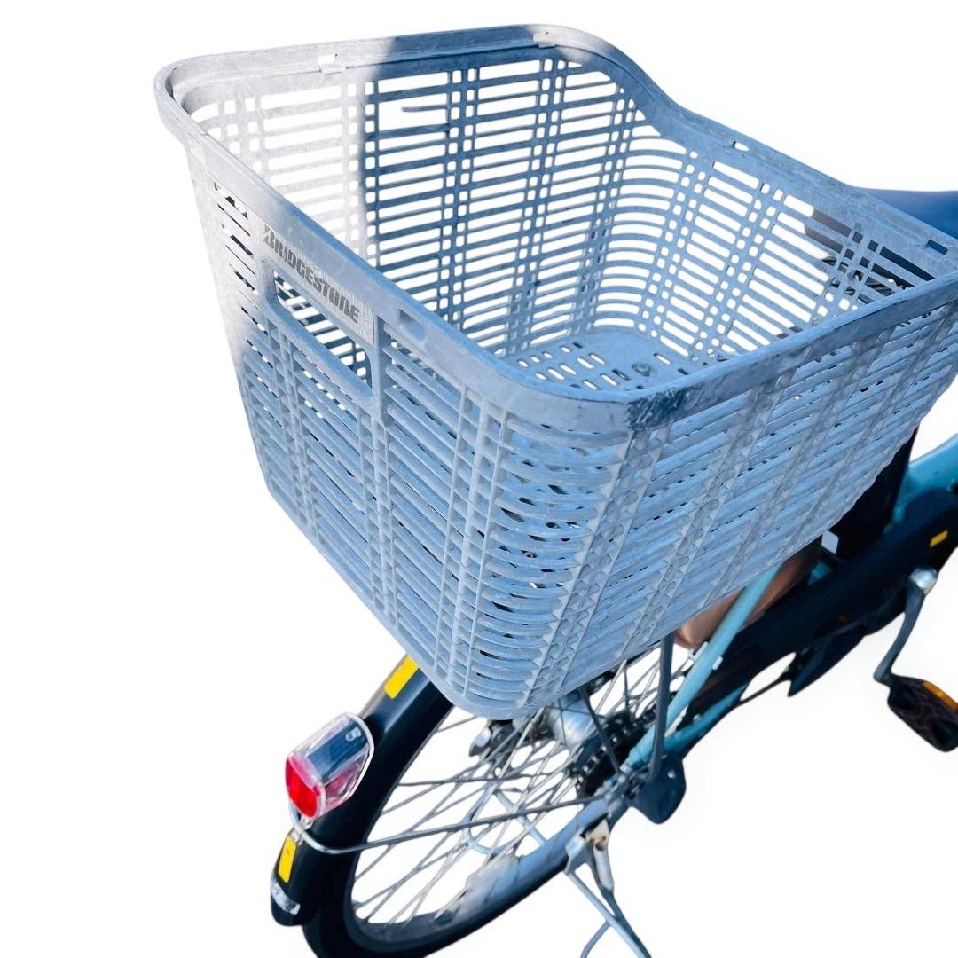 【バッテリー良好】ブリヂストン アシスタ 24インチ 電動自転車 充電器付引取可