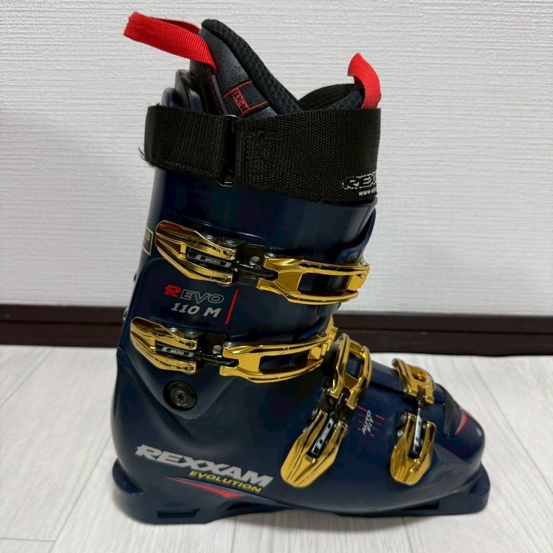 レグザムスキーブーツREVO110 M 26cmネイビー MICROバックル付属