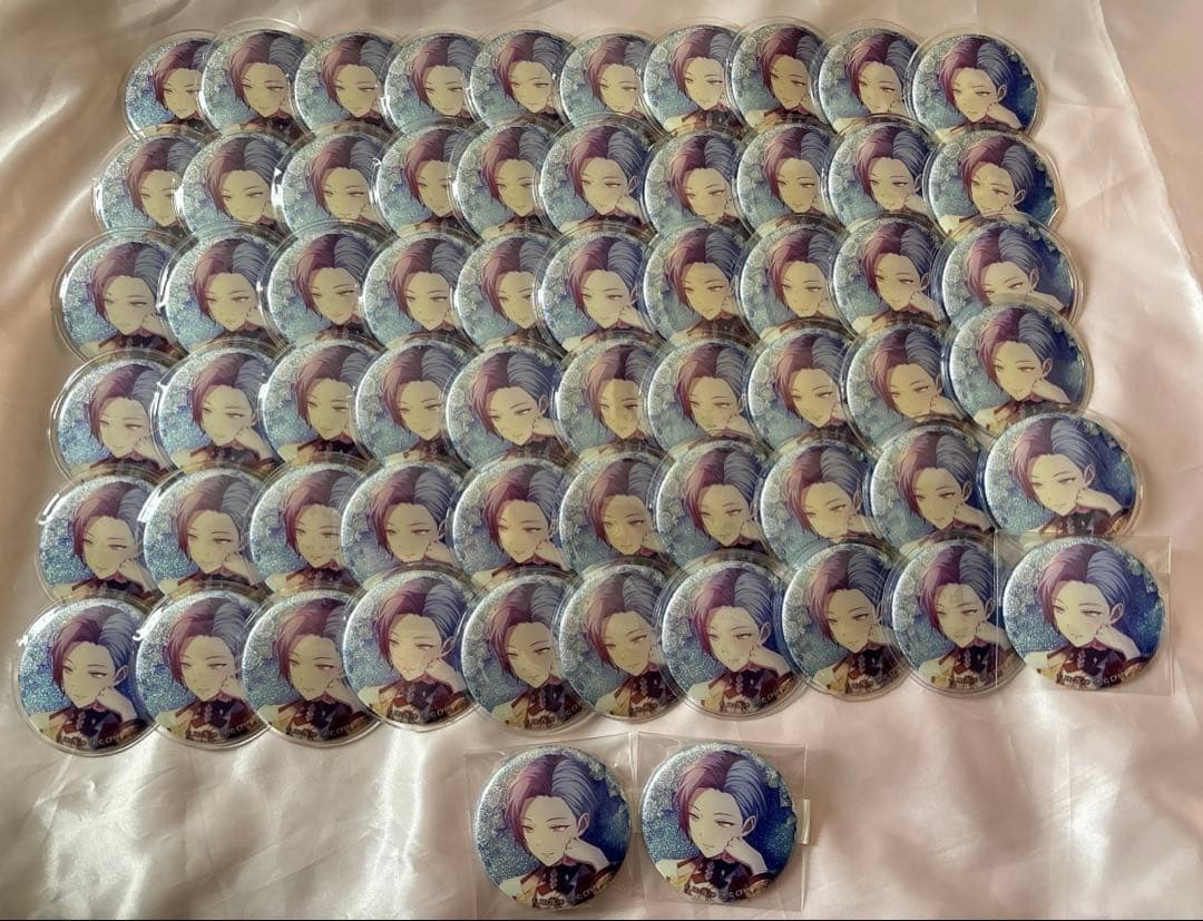 プロセカ 青柳冬弥 グリッター缶バッジ グリ缶 ジュンブラ 10A 52点セット