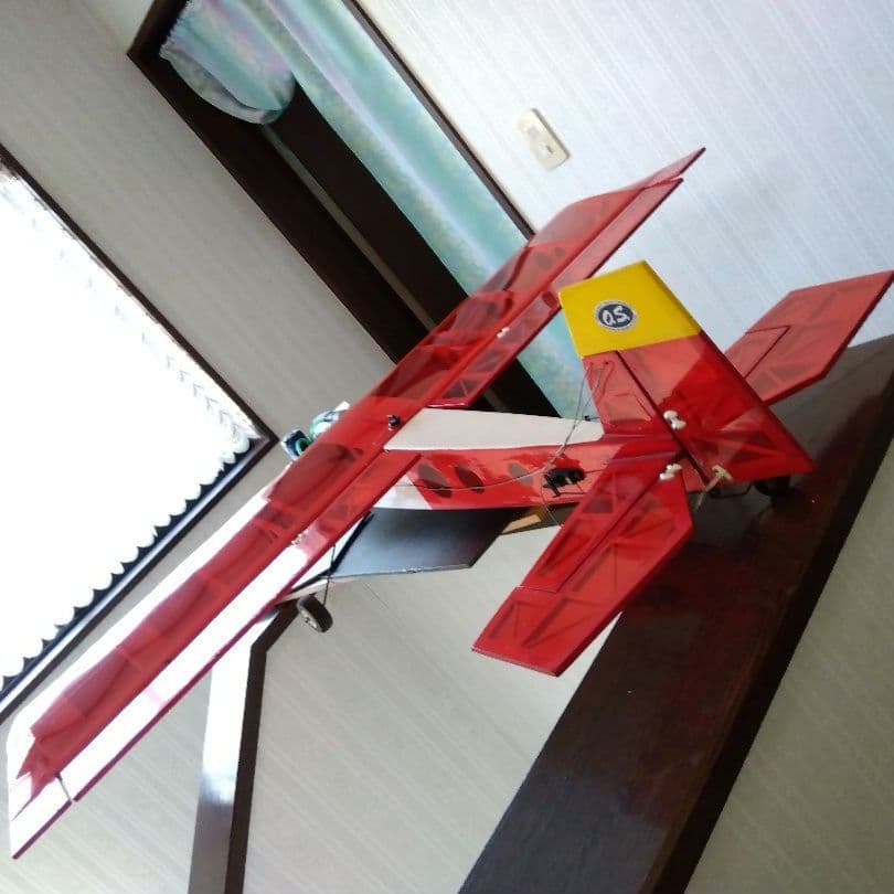 航空機模型 高翼 ムサシノ？　ラジコン 飛行機　OS 2C 40 エンジン