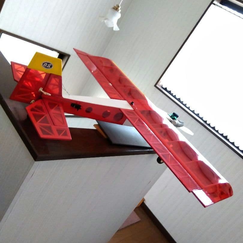 航空機模型 高翼 ムサシノ？　ラジコン 飛行機　OS 2C 40 エンジン