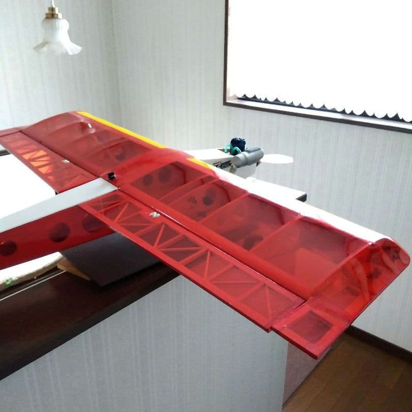 航空機模型 高翼 ムサシノ？　ラジコン 飛行機　OS 2C 40 エンジン