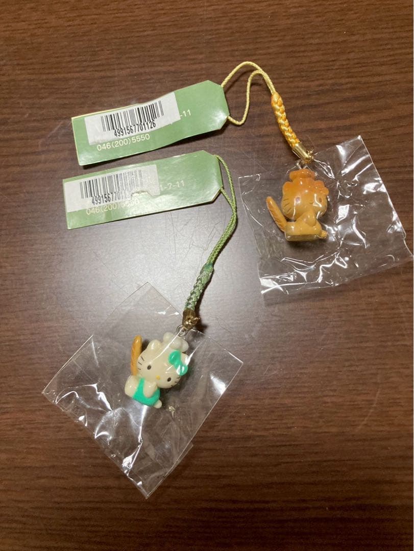 希少 激レア 新品 ご当地 ハローキティ キティの散歩道 ストラップ 2点セット