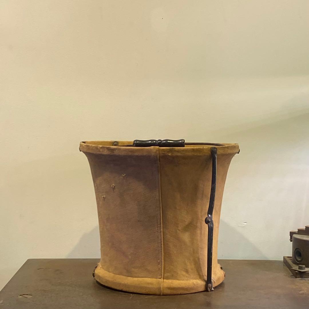 \"HANDY\" Folding Canvas Pail ビンテージ
