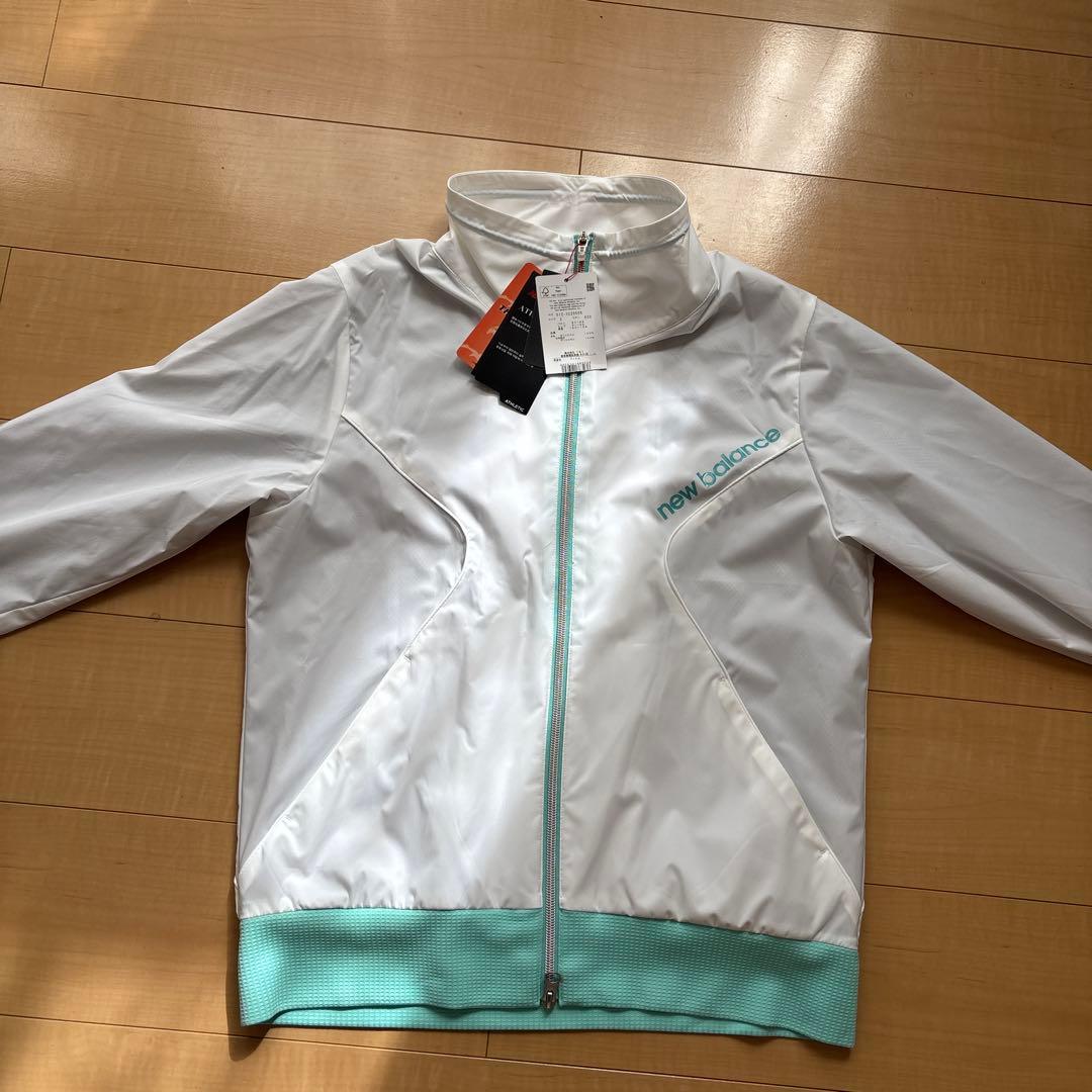 <超美品>New Balance レディースジャケット ホワイト/ミント2