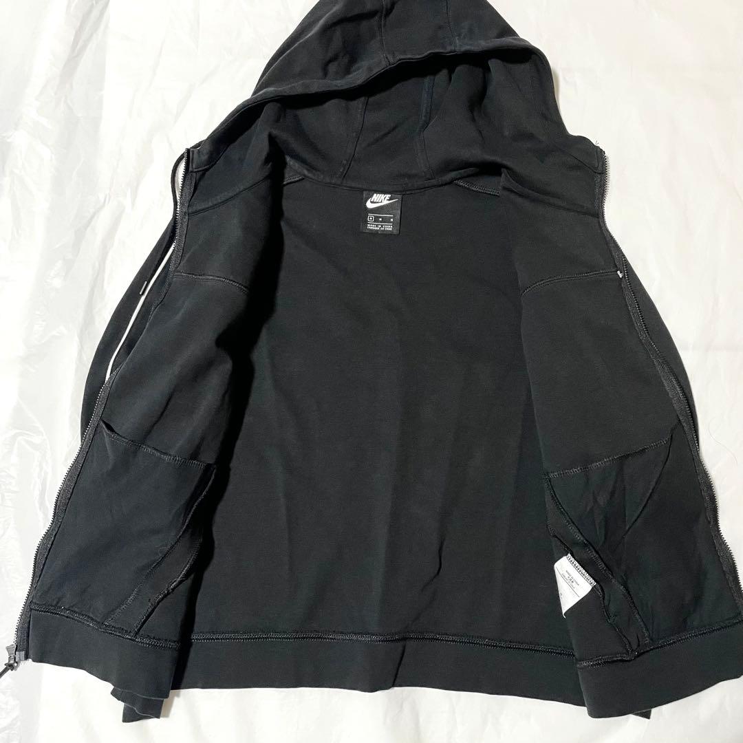 ナイキ トラックスーツ セットアップ サイドライン ブラック ホワイトライン M