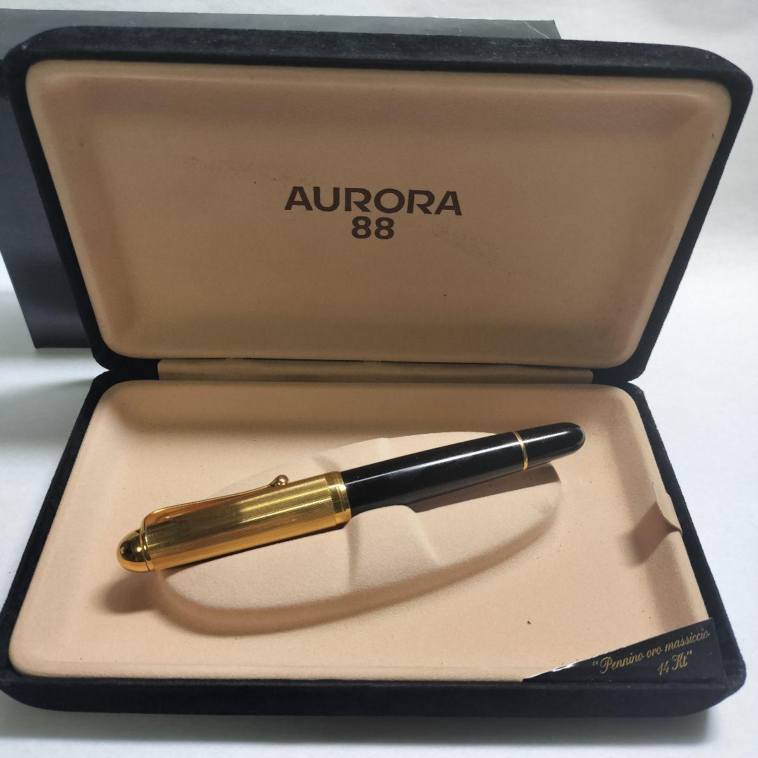アウロラ 万年筆 88 F 希少旧型ペン先 調整済み