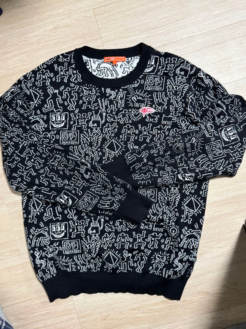 BEAMS GOLF アートプリント セーター