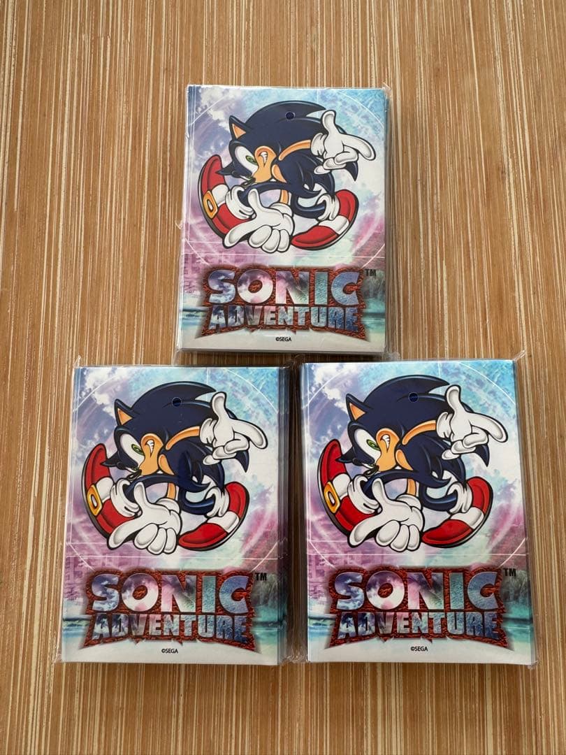 3個セット 新品未開封　ソニックアドベンチャー　スリーブ　150枚