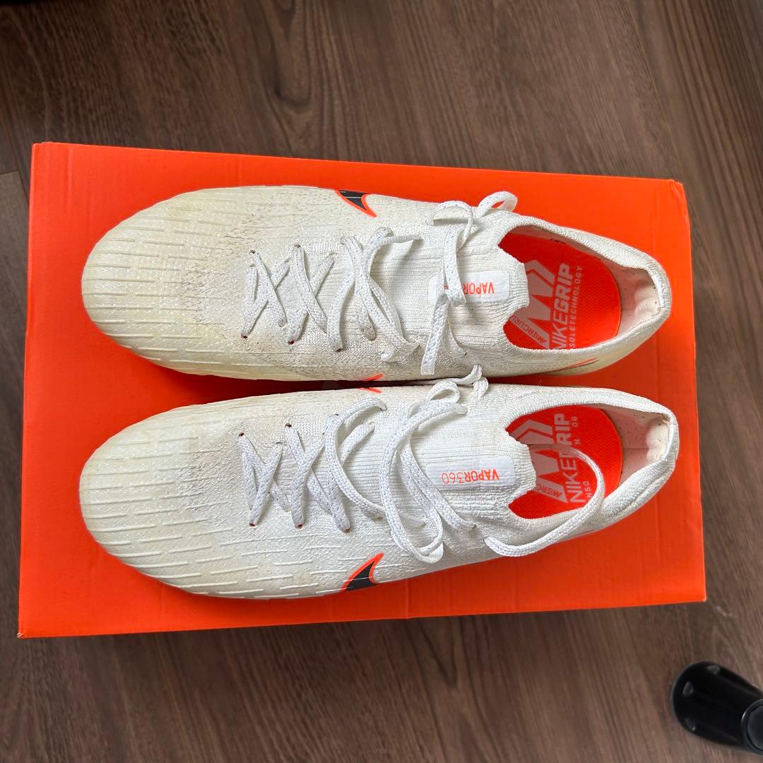 NIKE マーキュリアルヴェイパー12エリートFG 25.5cm ホワイト