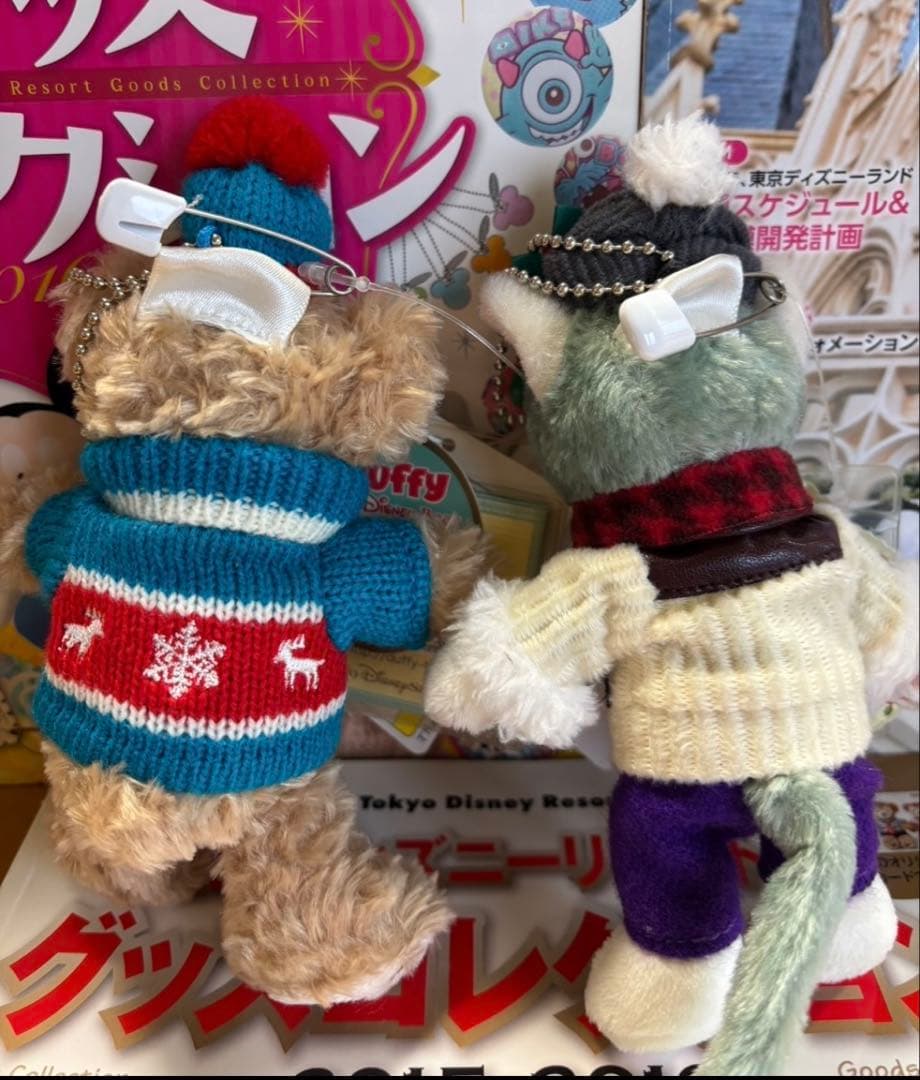 新品タグ付　ダッフィー ジェラトーニ ぬいば ベリーメリースノータイム 2体