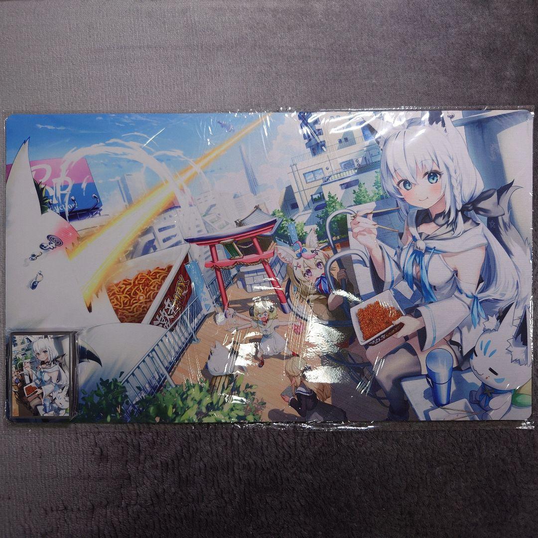 α1 ホロライブ すこん部&カップ焼きそば 白上フブキ スリーブ&プレイマット