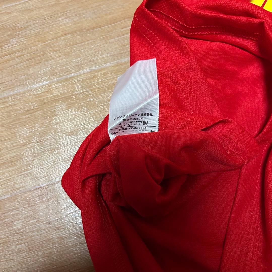 未使用 adidas 2018年 スペイン代表 INIESTA ユニフォーム L