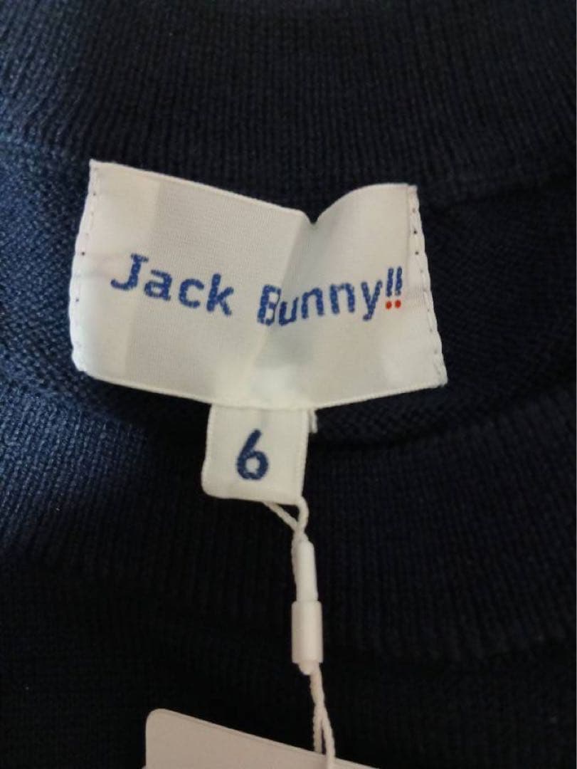新品Jack Bunny(ジャックバニー)メンズクルーネックニットゴルフセーター