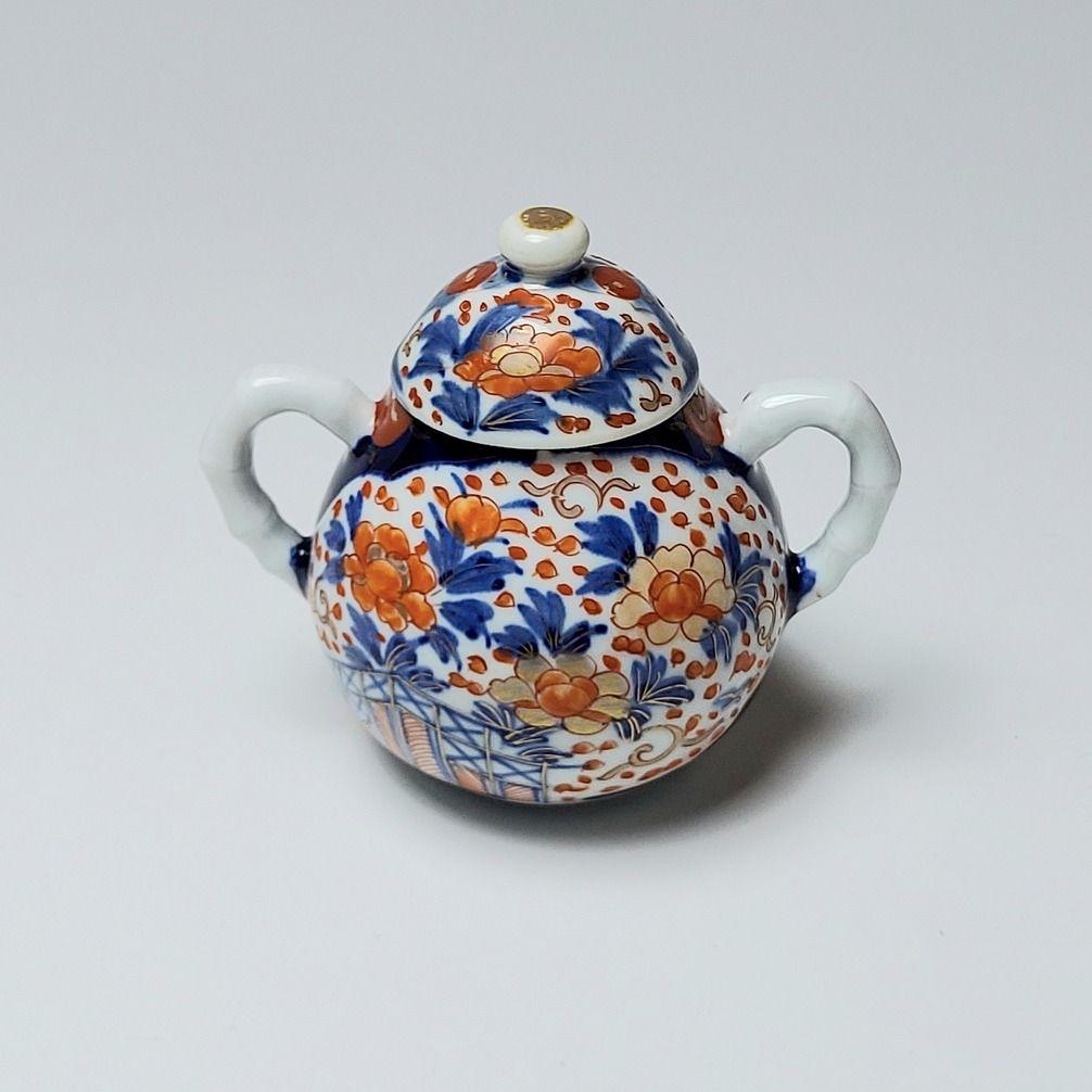 22-342　古伊万里シュガーポット