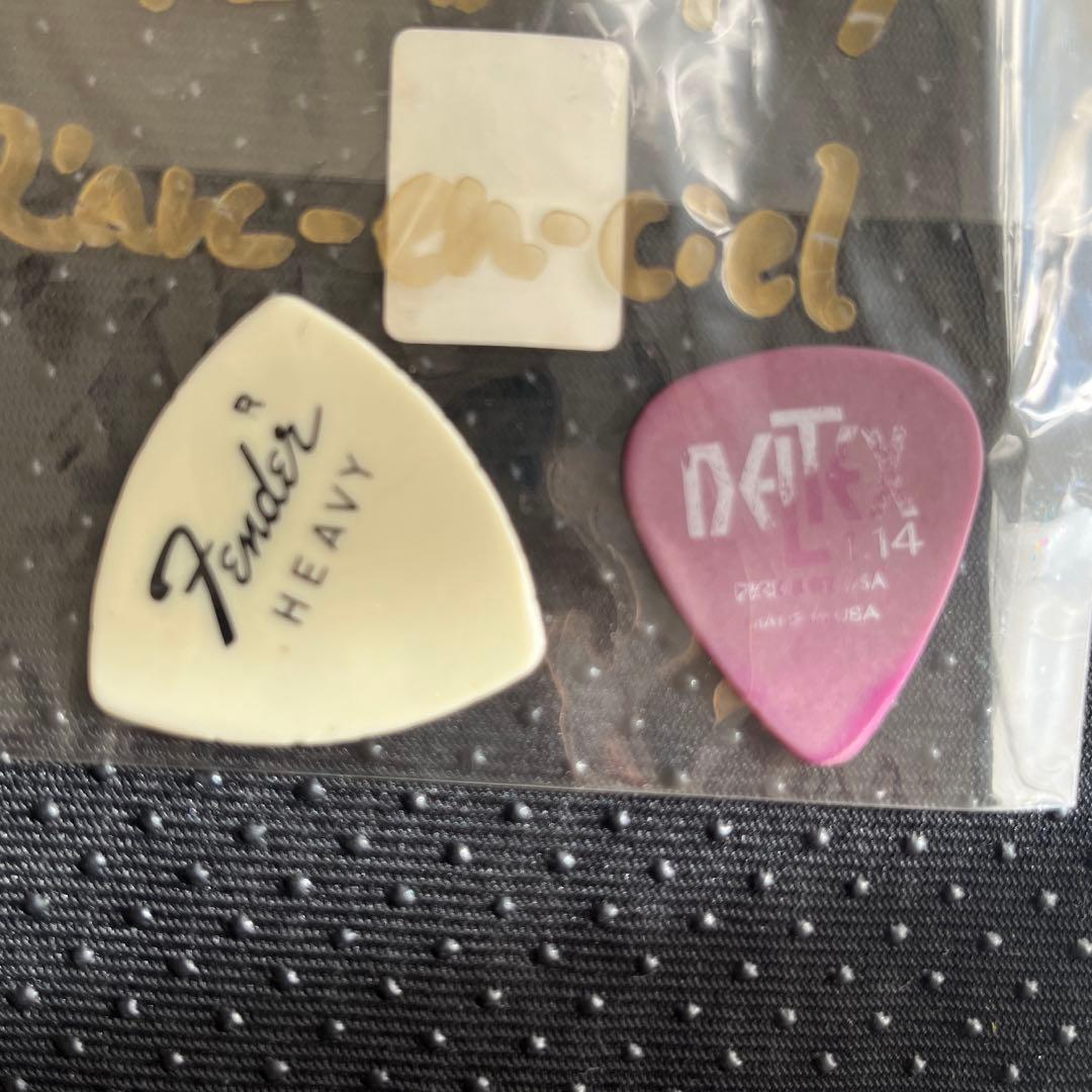 激レア！1992年インディーズ時代ラルク　TETSU 本人使用ピック(おまけ付)