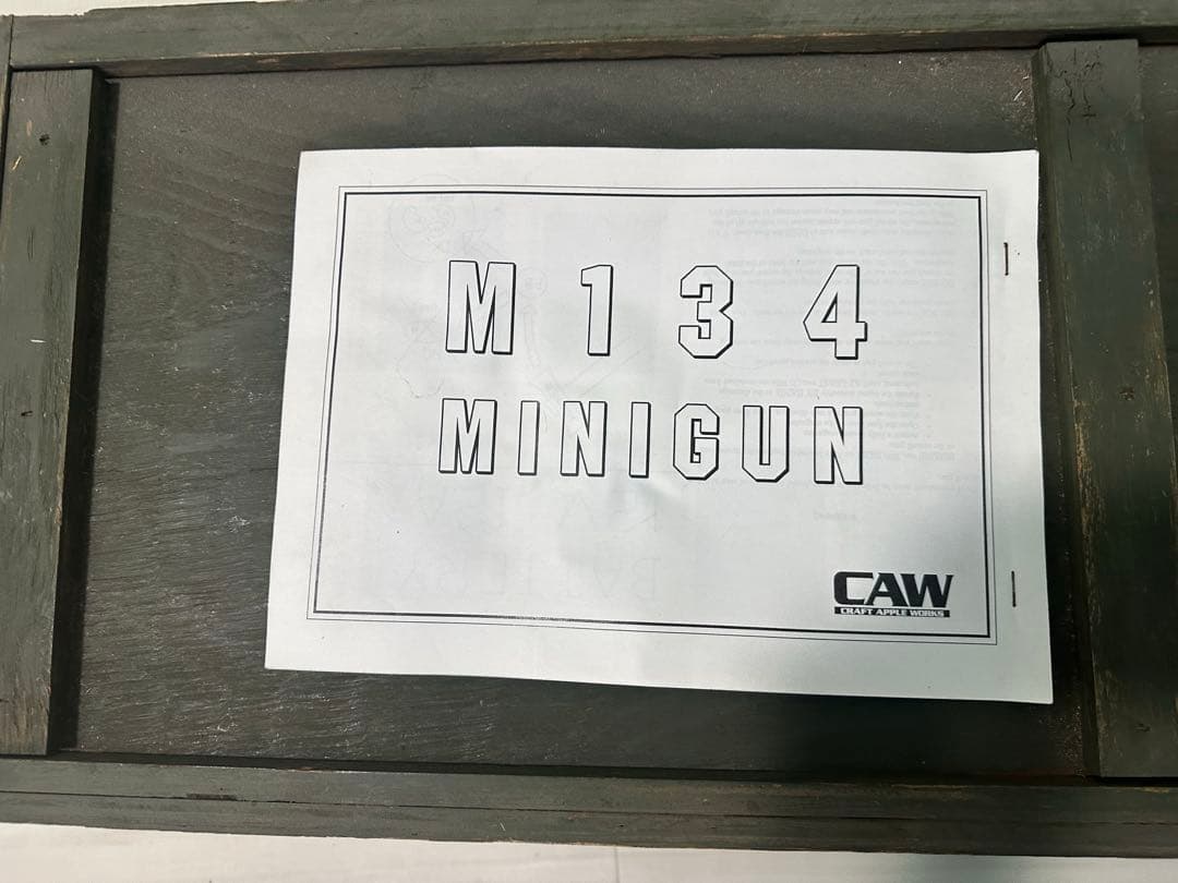 CAW M134 ミニガン 木箱付き 現状品　希少　再販なし