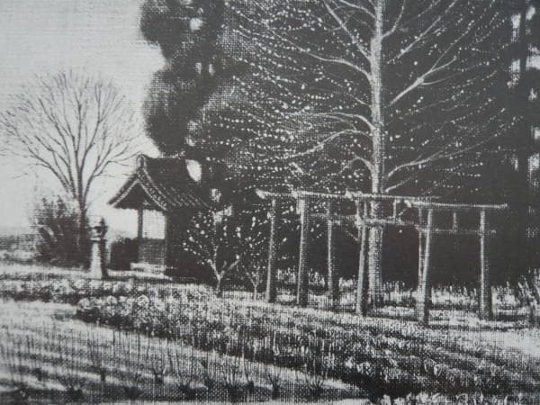 中根寛　鎮守の社　レゾネより　状態良好　新品額付