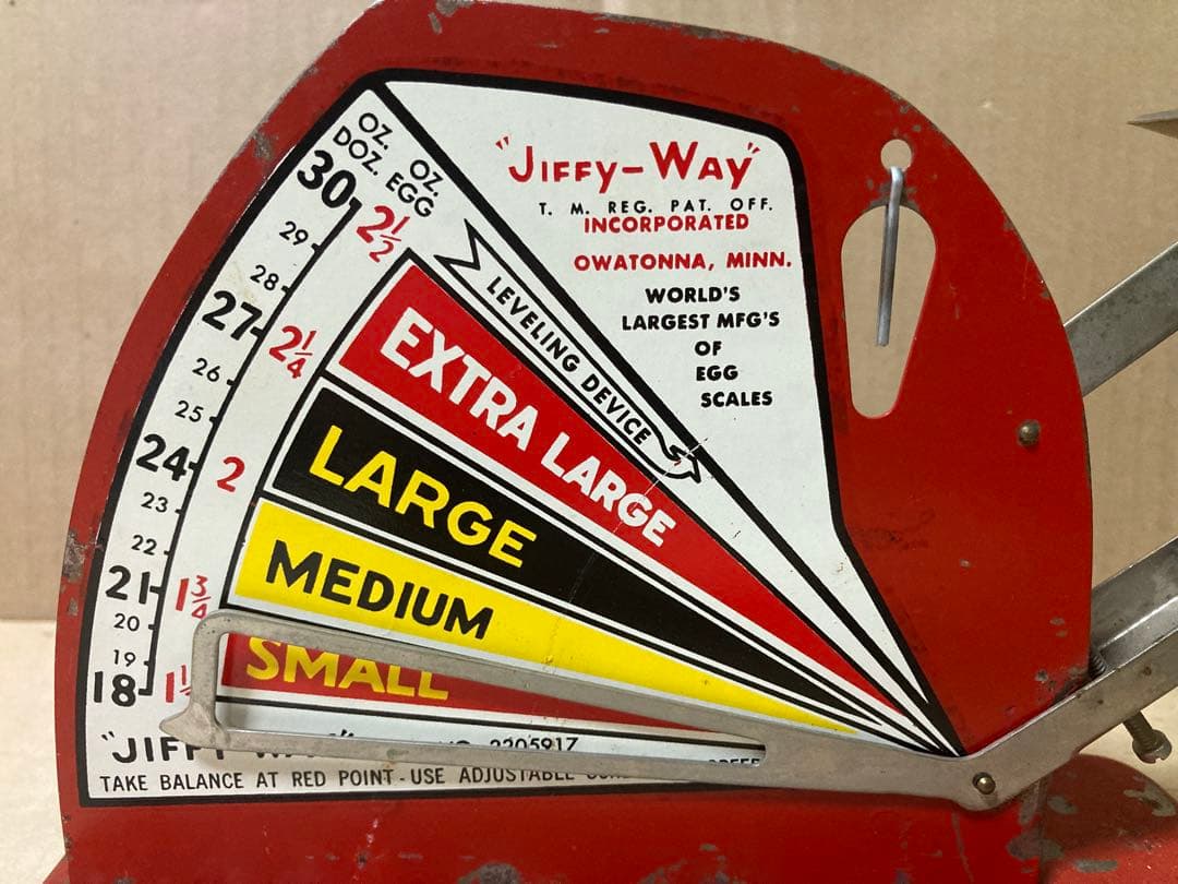 アメリカ　エッグスケール　当時物