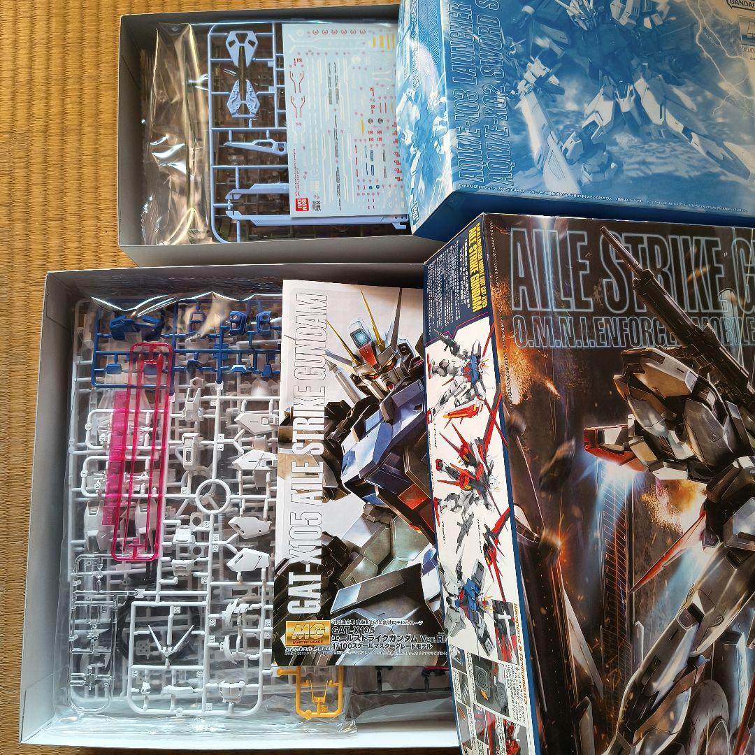 mgエールストライクガンダム Ver.RM用 ランチャー&ソードストライカー