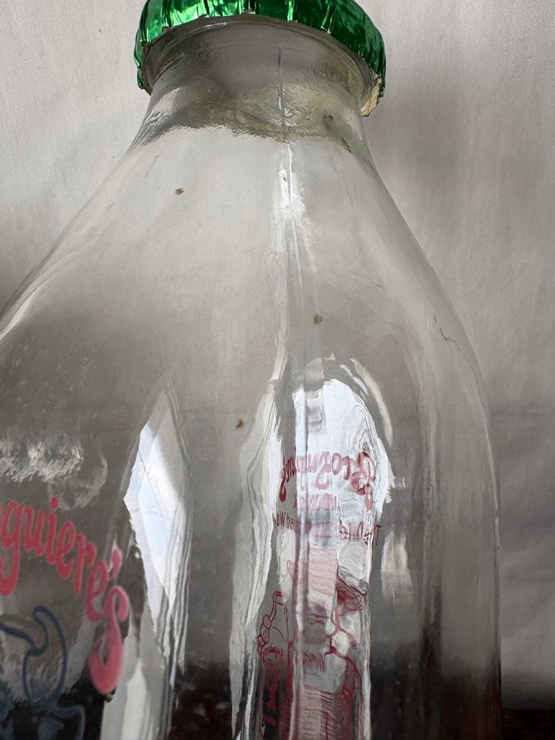 アメリカン雑貨 ビンテージBroqiere's Milk Bottle 牛乳瓶
