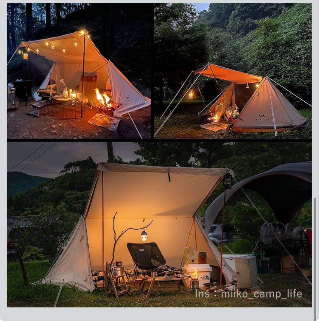 【秋冬】TOMOUNT ソロテント パップテント　TC素材 4シーズン