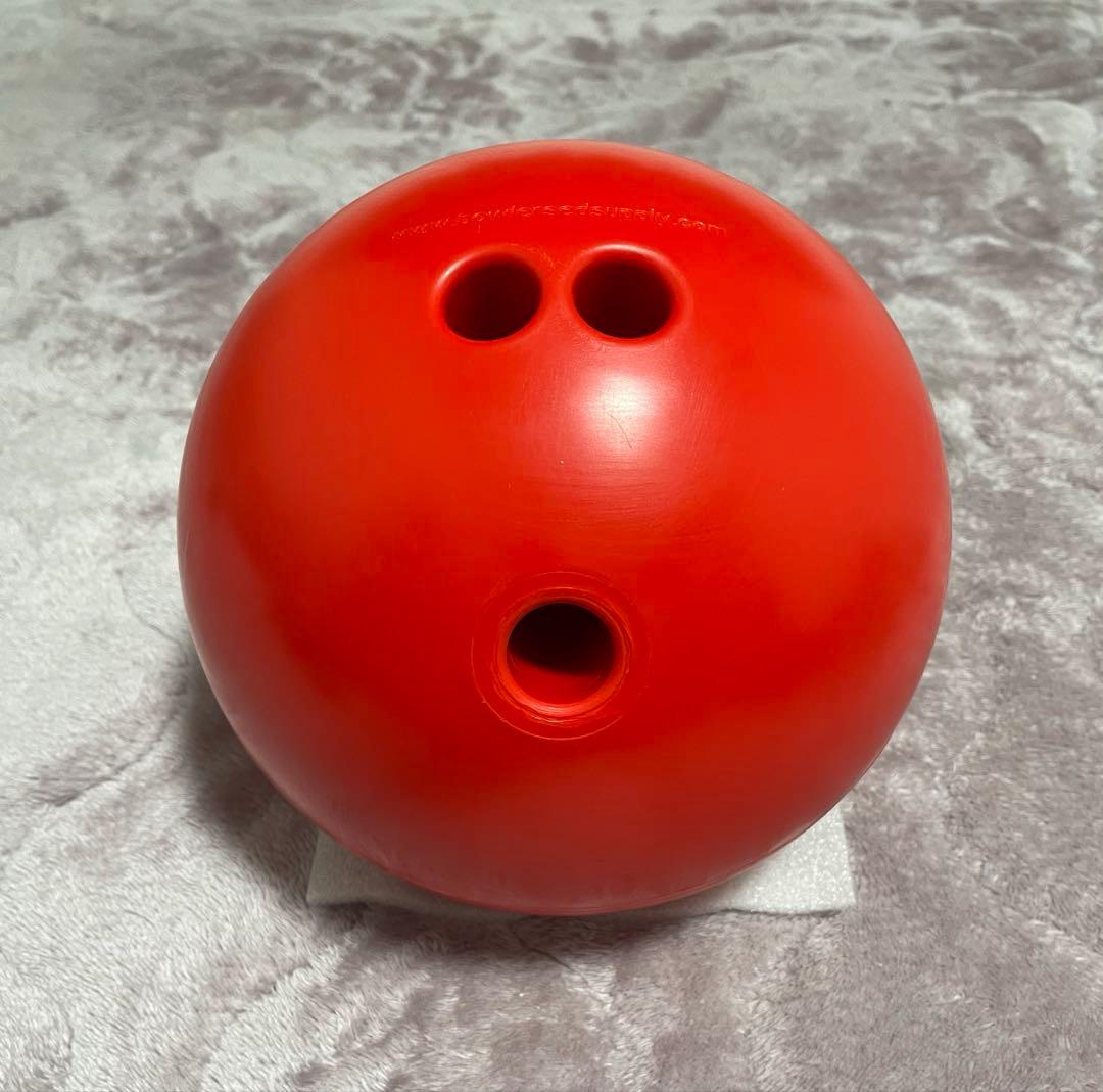 ボウリング トレーニングボール レッド 3ポンド 練習用ゴムボール