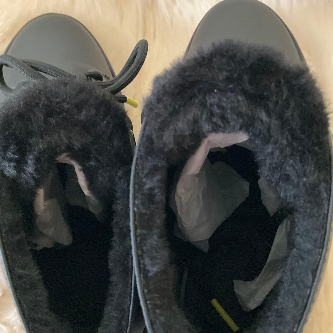 【新品】PEARLY GATES ファー付きハイカットシューズ　24㎝