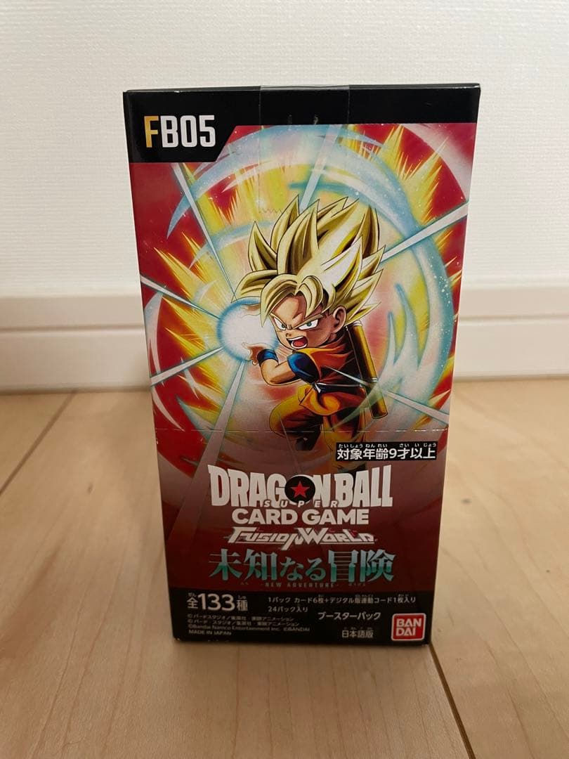 ドラゴンボールフュージョンワールド　未知なる冒険 1ボックス　テープ付き