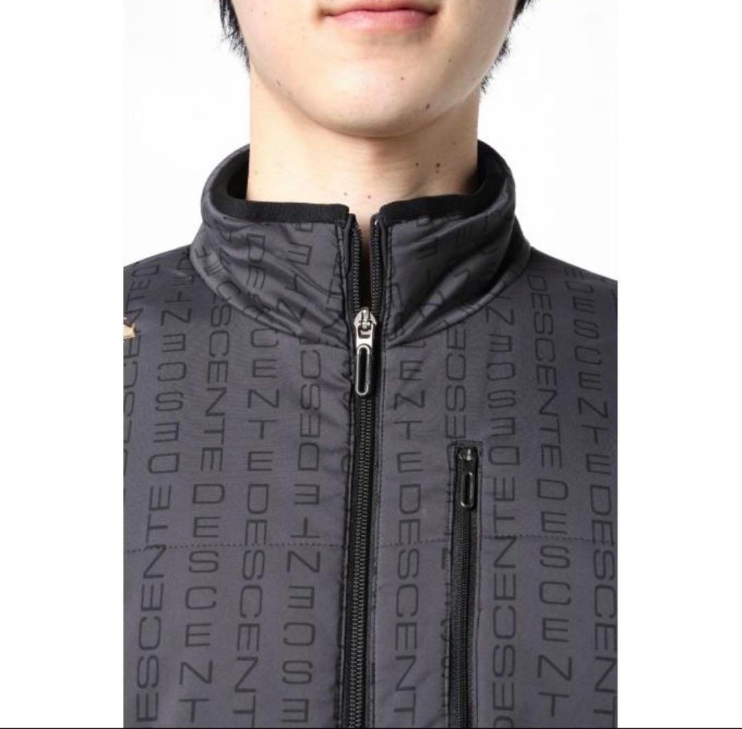 【完売／超美品】デサント　ストレッチ中綿ジャケット　ブラック