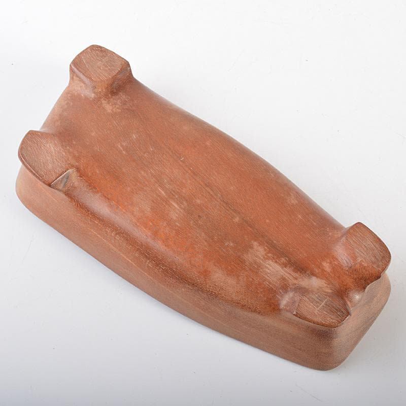 天然石　鑑賞石　菊花石　置物　重さ約1917g　唐木台付　C　R7334