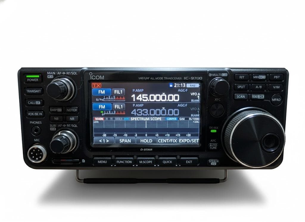 IC-9700 144/430/1200MHz バックアップ電池交換済