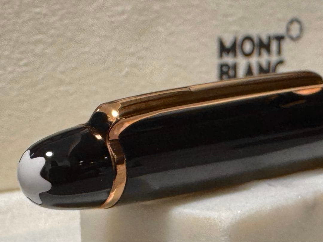 【新品未使用】モンブランローズゴールドコートマイスターシュテュック145 万年筆