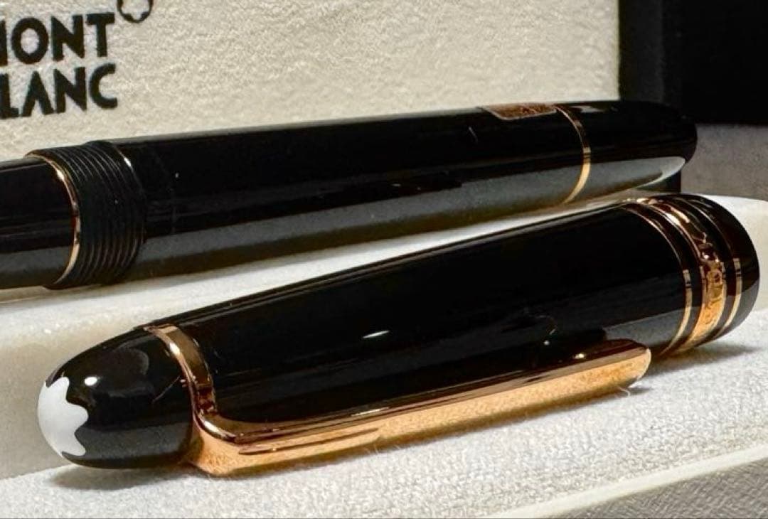 【新品未使用】モンブランローズゴールドコートマイスターシュテュック145 万年筆