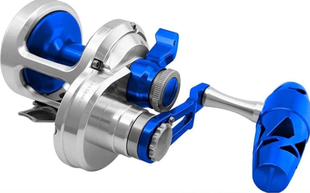 ASHCONFISH 両軸 ジギングリール 最大ドラグ力25KG JN08L左手