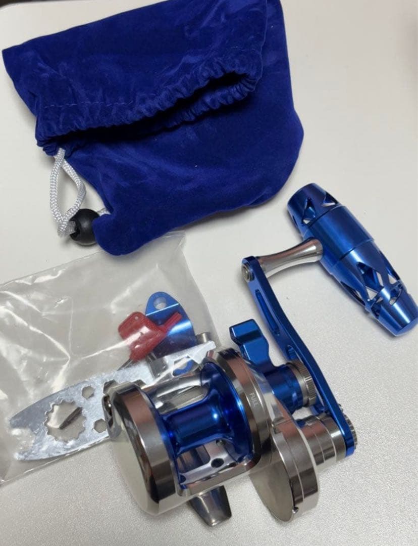 ASHCONFISH 両軸 ジギングリール 最大ドラグ力25KG JN08L左手