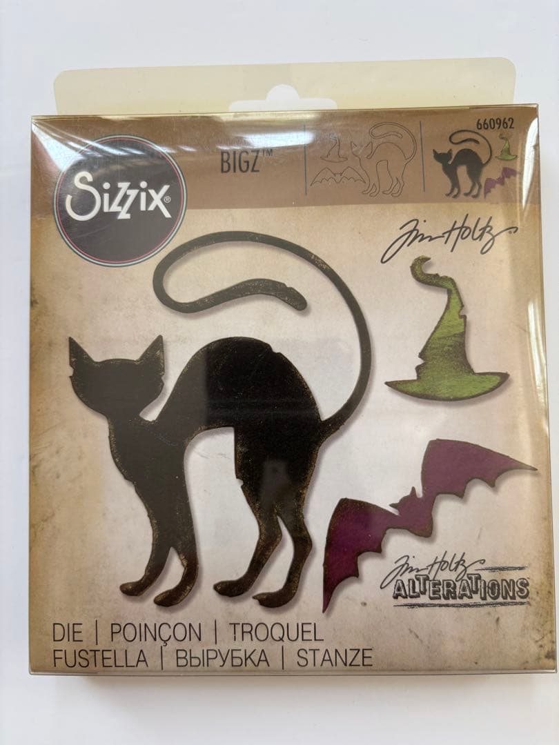 アルバム・スクラップ Sizzix Bigz Die Hocus Pocus 660962