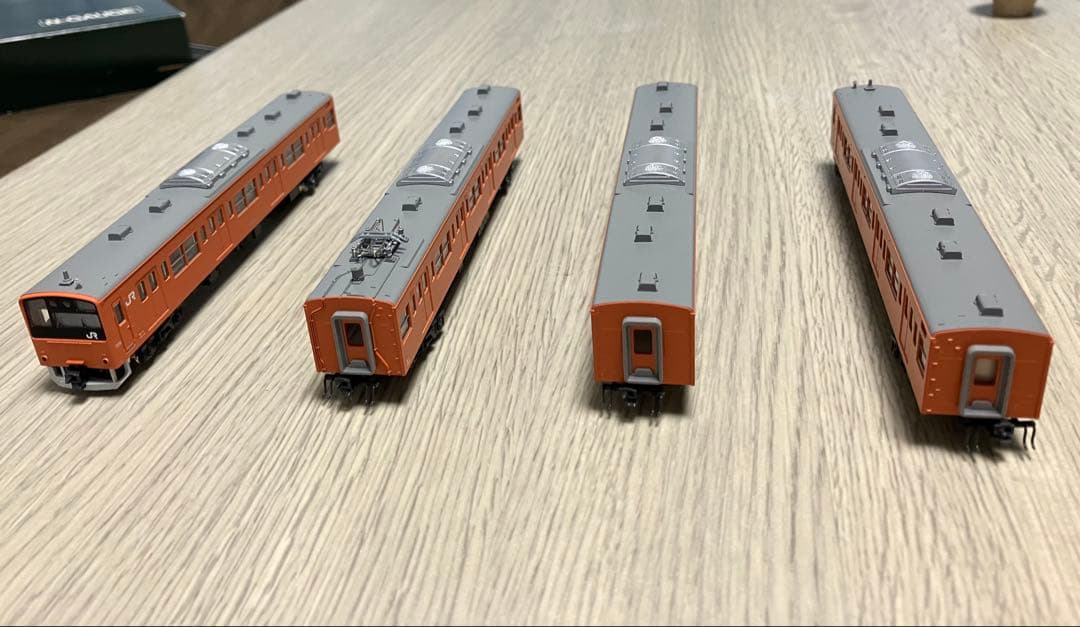 KATO 10-370、10-374 201系 中央線色 基本・増結セット